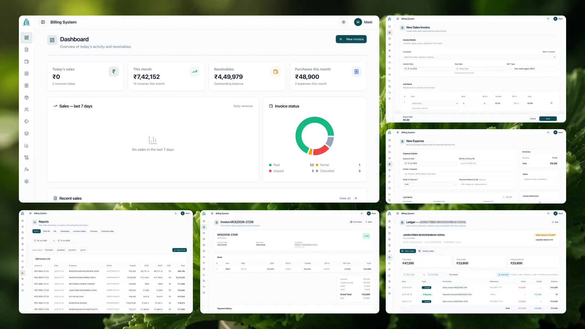 Invoicely product preview